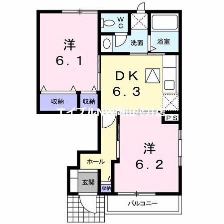 メゾンフレーズＣの物件間取画像